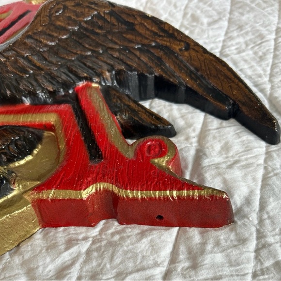 Vintage  Anheuser Busch Flying Eagle Logo Sign - Picture 6 of 12
